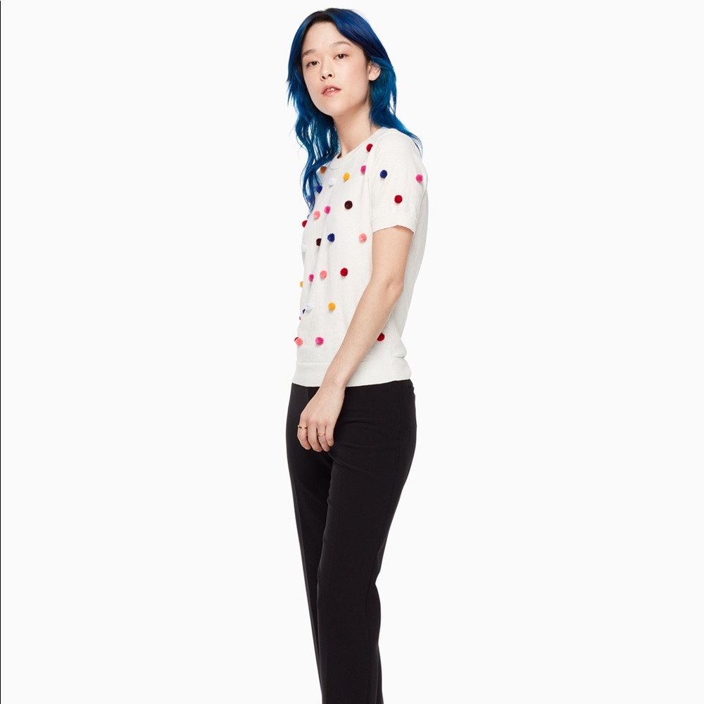 Kate Spade Pom Pom Spice Things Up Shirt - Picture 3 of 4